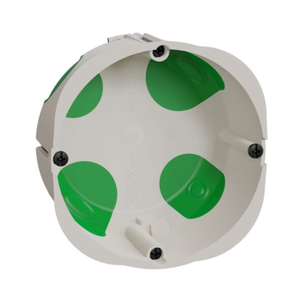 Boîtier d’appareil Multifix Air PP/TPE étanche blanc 7,1x7,1x4,7cm rond - SCHNEIDER ELECTRIC