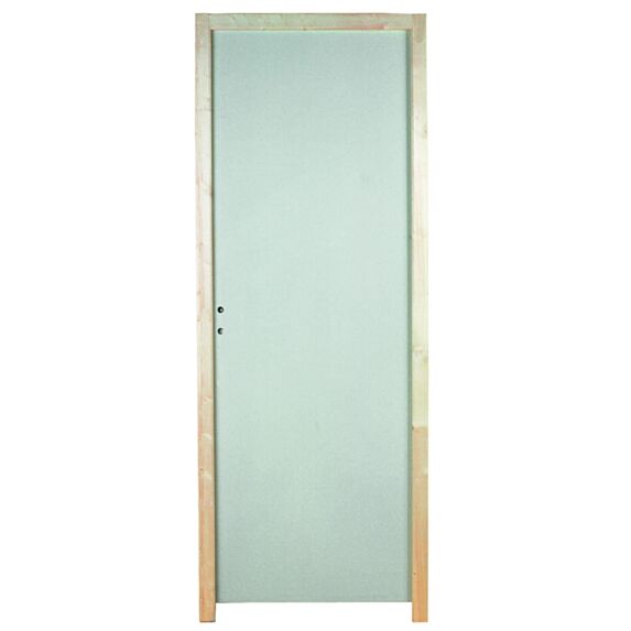 Bloc porte intérieur alvéolaire prépeint 204x73cm blanc - BALLAY