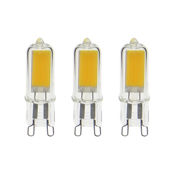 3 ampoules filament G9 200lm 2W blanc neutre - XANLITE
