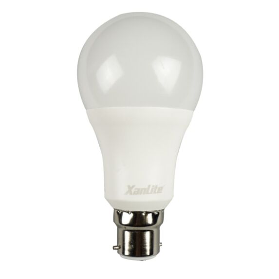 Ampoule SMD LED A60 Opaque culot B22 1521 Lumens 100W 4000K Blanc neutre - XANLITE