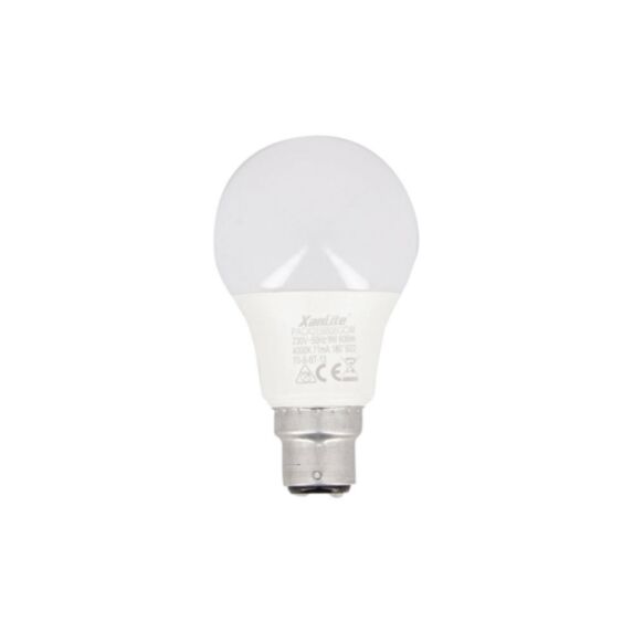 Lot de 2 ampoules LED A60 opaques culot B22 806 L 4000K blanc neutre - XANLITE