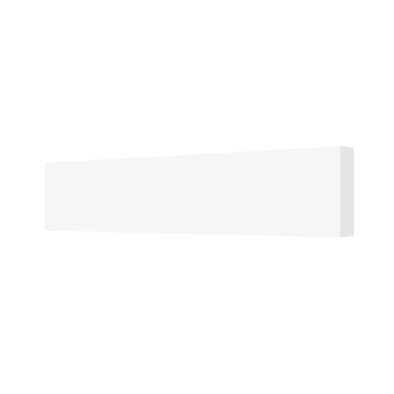 Plinthe Luna blanc mat 18mm 2250x140mm - RBSISTEMS