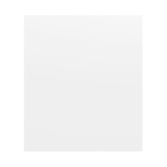 Façade Luna blanc mat 18mm 713x600 pleine - RBSISTEMS