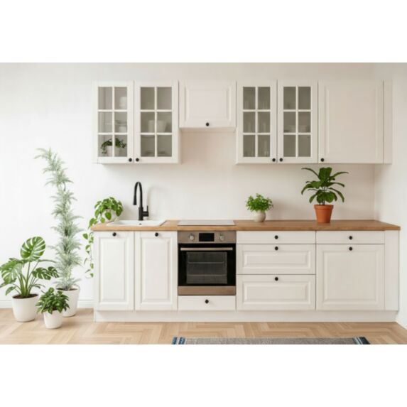 Fileur angle Liath MDF PVC 713x100 blanc 2 parties - RBSISTEMS