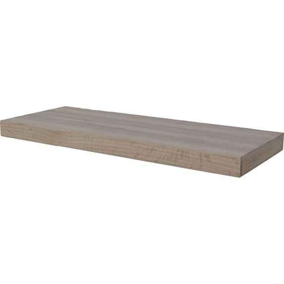 Tablette 38mm 60x23,5cm chêne brut massif - DECO SYSTEM