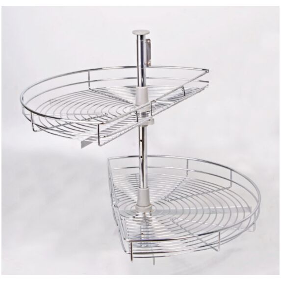 Tourniquet Métal de Meuble cuisine 2 paniers demi-lune Ø74,5cm
