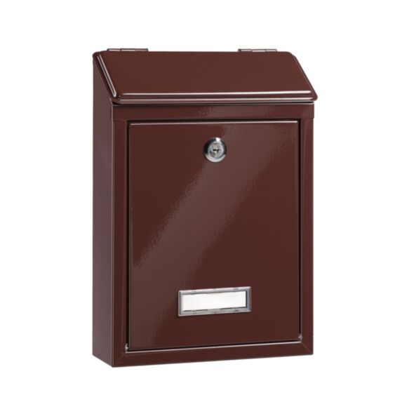 Boîte aux lettres MISSIVE Acier galvanisé Marron - BURG-WACHTER