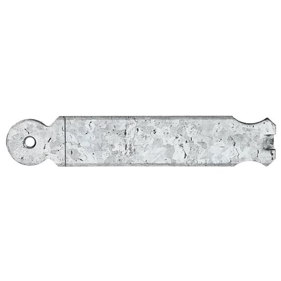 Patte à scellement arrondie Ø5,5mm 3x16x0,25cm - ALBERTS