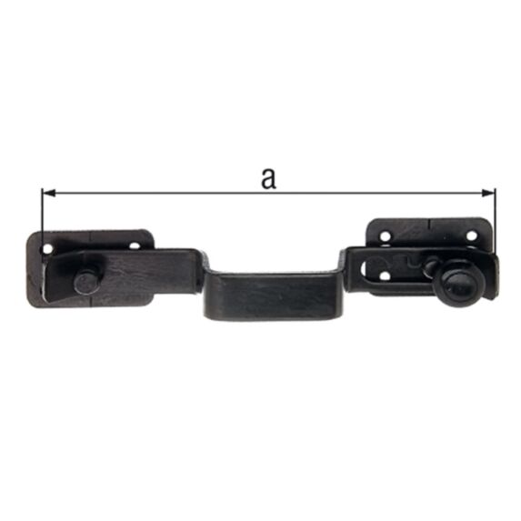 Entrebailleur de sécurité pour volets noir 260mm - ALBERTS