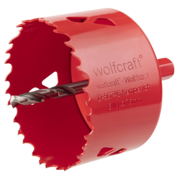 Scie cloche multi-matériaux BIM Ø76mm - WOLFCRAFT