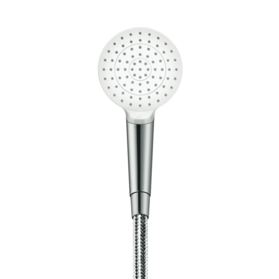 Crometta Douchette 1jet EcoSmart blanc/chromé