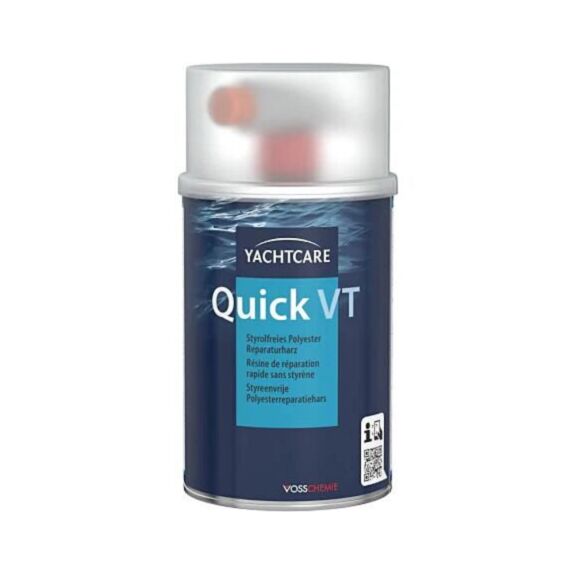 Résine de réparation rapide résine polyester 1 kg - YATCHCARE