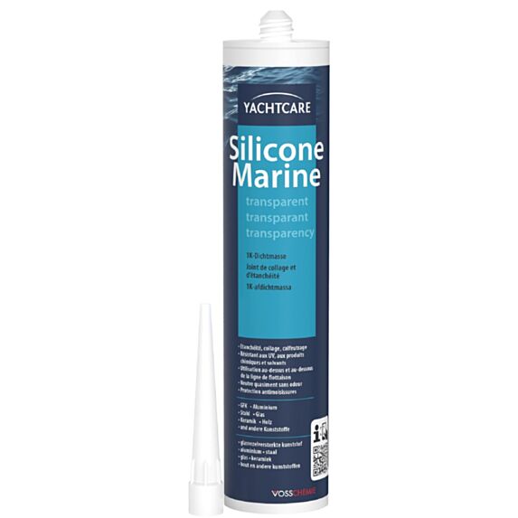 Mastic silicone Marine Transparent - YACHTCARE