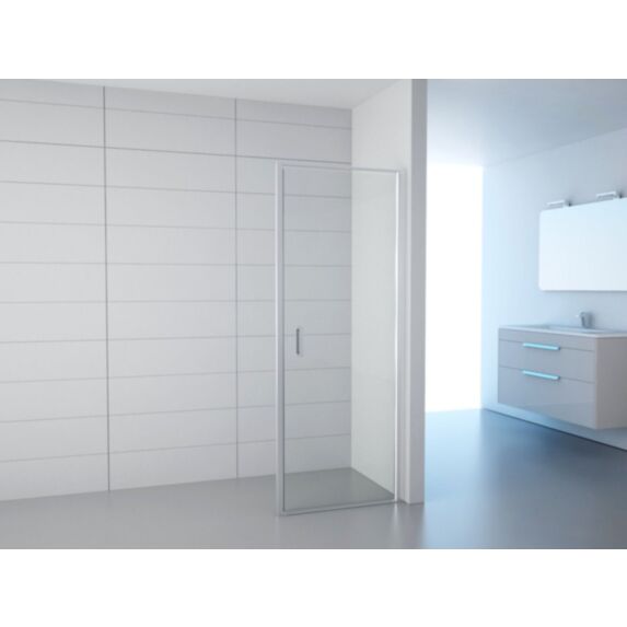 Porte pivotante 90cm chromé - INTEMPORELLE