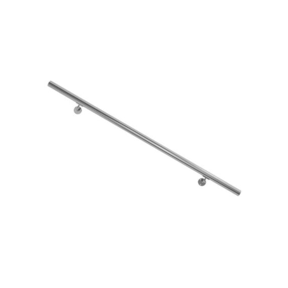 Kit de main courante murale 2m en aluminium anodisé