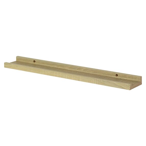 Tablette murale porte photo Pin 60x9,5x7,5cm Naturel - LUSIMAT