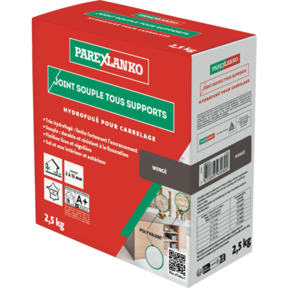 Joint poudre souple tous supports wengé 2,5kg - PAREXLANKO