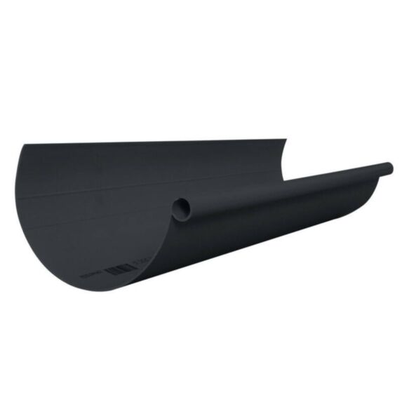 Profil de gouttière ronde dév 250 graphite 4m - FITT
