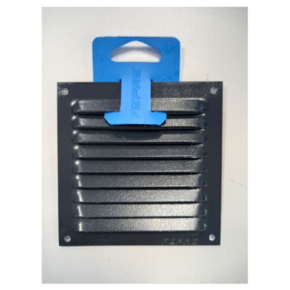 Grille alu 0,8mm noir anti-moustiques 15x15cm - FEPRE