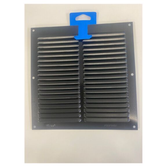 Grille alu 0,8mm anthracite anti-moustique 25x25cm - FEPRE
