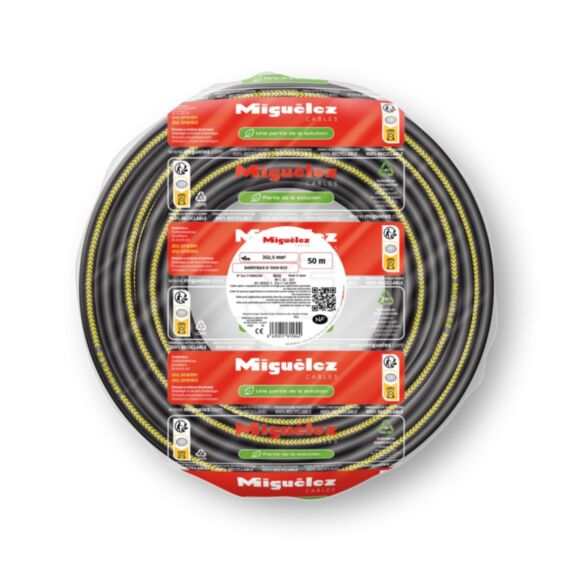 Câble U1000R2V noir 3G2,5mm² L.25m - MIGUELEZ