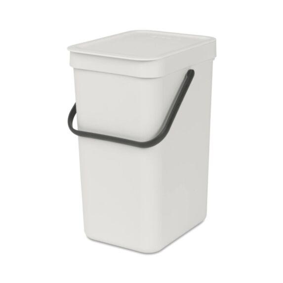 Poubelle de cuisine Sort & Go Light Grey 12L - BRABANTIA