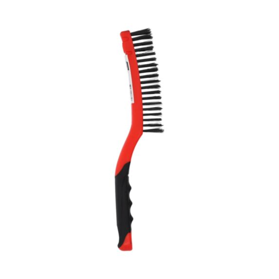 Brosse main acier/bois manche bi-matière 330x45mm - NORTON