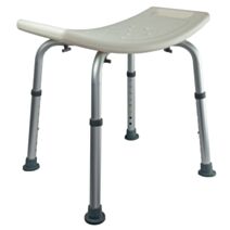 Tabouret de douche assise large 42x31x51cm