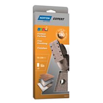 Patins ponceuse vibrante pinces parallèles 9 3x 230mm grain 40 - NORTON
