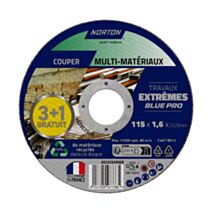 Disque multi-matériaux 3+1 Extrême 115x1,6mm - NORTON