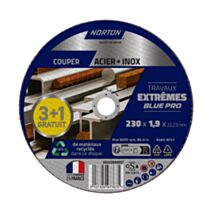 Disque métal/inox 3+1 Extrême 230x1,9mm - NORTON