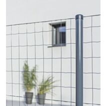 Poteau de clôture univers gris 1m40