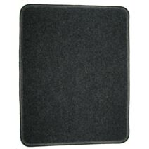 Tapis moquette textile 50 x 40 cm, bords gris - CARLINEA