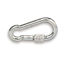 Mousqueton à vis acier zingué diamètre fil 8mm longueur 80mm - CHAPUIS