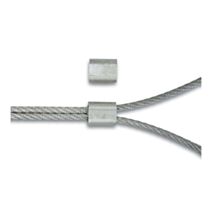 2 manchons aluminium pour câble Ø3mm - CHAPUIS