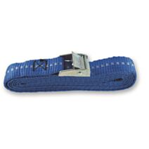 2 Sangles polypropylène bleu avec came à griffes 25mmx2,5m - CHAPUIS