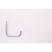 Crochet double tube Ø16mm profondeur 21cm gris - MOTTEZ