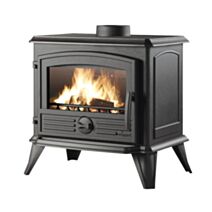 Poêle à bois Samara fonte 50cm noir - INVICTA