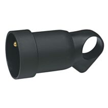 Prolongateur plastique 2P+T 16A ave anneau noir - LEGRAND