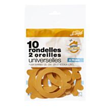 Rondelles 2 oreilles Ø70mm x10 - LE PARFAIT