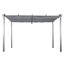 Tonnelle de jardin Acier Capri 4x3m Anthracite