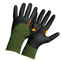 Gant tactile fin chaud de protection bleu Taille 8
