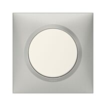 Plaque 1 poste aluminium dooxie - LEGRAND
