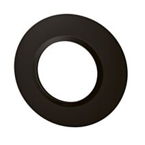 Plaque 1 poste noir velour dooxie - LEGRAND
