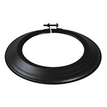 Rosace coloris noir mat émail 153mm - TEN