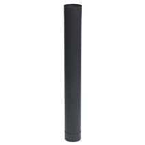 Conduit émail noir mat Ø150mmx100cm - TEN