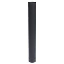 Conduit 1000mm émail noir mat Ø139mm - TEN