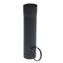Conduit coulissant émail noir mat Ø150mmx50cm - TEN