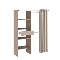 Kit dressing Bali Brooklyn 182cm acacia et blanc - PARISOT