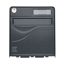 Boîte aux lettres Baltic Acier pré-laqué anthracite 1 porte - BURG-WACHTER